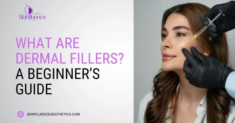 What are dermal fillers? Woman receiving a facial filler treatment